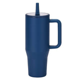 40oz Foldable Straw Lid Double-Layer Insulated Tumbler