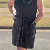 Step Up Button Up Dress