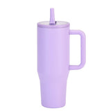 40oz Foldable Straw Lid Double-Layer Insulated Tumbler
