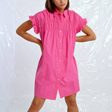 Smock and Ruffle Dress
