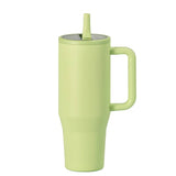 40oz Foldable Straw Lid Double-Layer Insulated Tumbler
