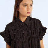 Ruffles and Rhinestone Dress