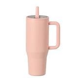 40oz Foldable Straw Lid Double-Layer Insulated Tumbler