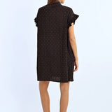 Ruffles and Rhinestone Dress
