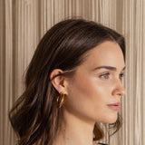 Chunky Tube Hoop Earrings