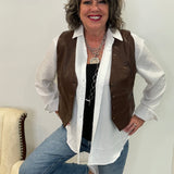 Textured Button Down Shirt