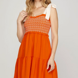 GameDay Smock Mini Dress