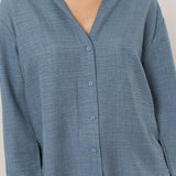 Textured Button Down Shirt