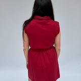 Zip-up Mini Dress