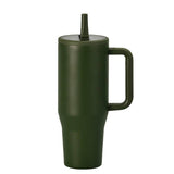 40oz Foldable Straw Lid Double-Layer Insulated Tumbler