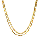 Luxurious Double Barrel Necklace