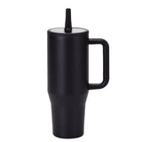 40oz Foldable Straw Lid Double-Layer Insulated Tumbler