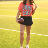RTS Orange Checkered Game Day Tee