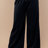 Comfy Black Wide Leg Pant