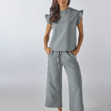quilted capri