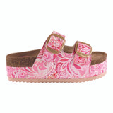 pink pasley sandal