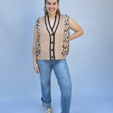 Chic Wildside Button-Up Sweater Vest
