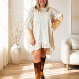 Cream Lace Tunic