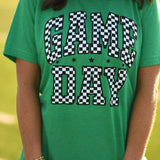 RTS Kelly Green Checkered Game Day Tee