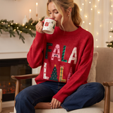 Fa La La Christmas Crew Neck Sweater