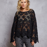 Crochet Chenille Lace Top