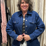 Cinch Waist Denim Jacket