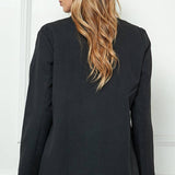 Buttoned Long Sleeve Jacket