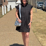 Ruffles and Rhinestone Dress