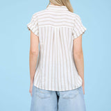 STRIPE COLLARED SHIRT