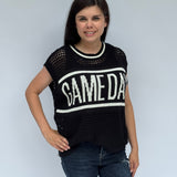 Game Day crochet Sweater
