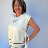 Tassel Oversized Sweater Vest