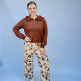 Floral ankle length pants