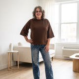 Scuba 3/4 Sleeve Top
