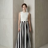 Be Bold Striped Maxi Skirt