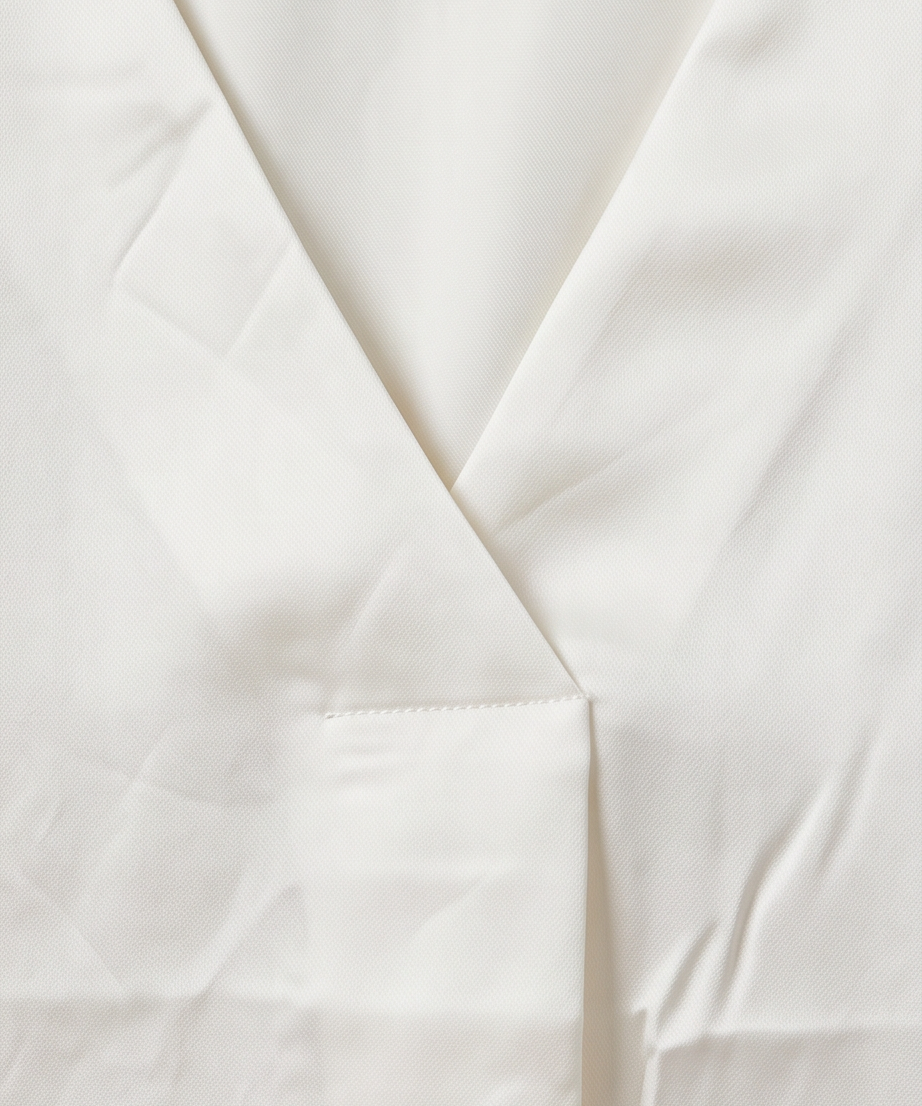 Stunning Satin V-neck Blouse
