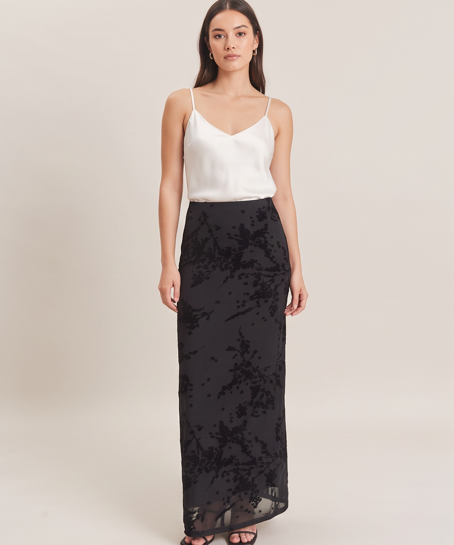Artist Knit Maxi Skirt
