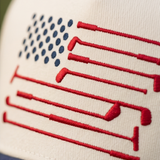 American Flag Golf Hat