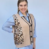 Chic Wildside Button-Up Sweater Vest