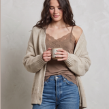 Diagonal Lace Trim Knit Cami Top
