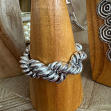 You’re Twisted Silver Rope Bracelet
