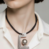 Bold Moves Only Geometric Pendant Necklace