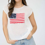 American Crochet Sleeveless Top