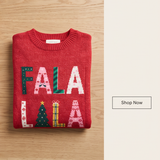 Fa La La Christmas Crew Neck Sweater