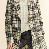 Plaid and Pleats Jacket