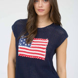 American Crochet Sleeveless Top