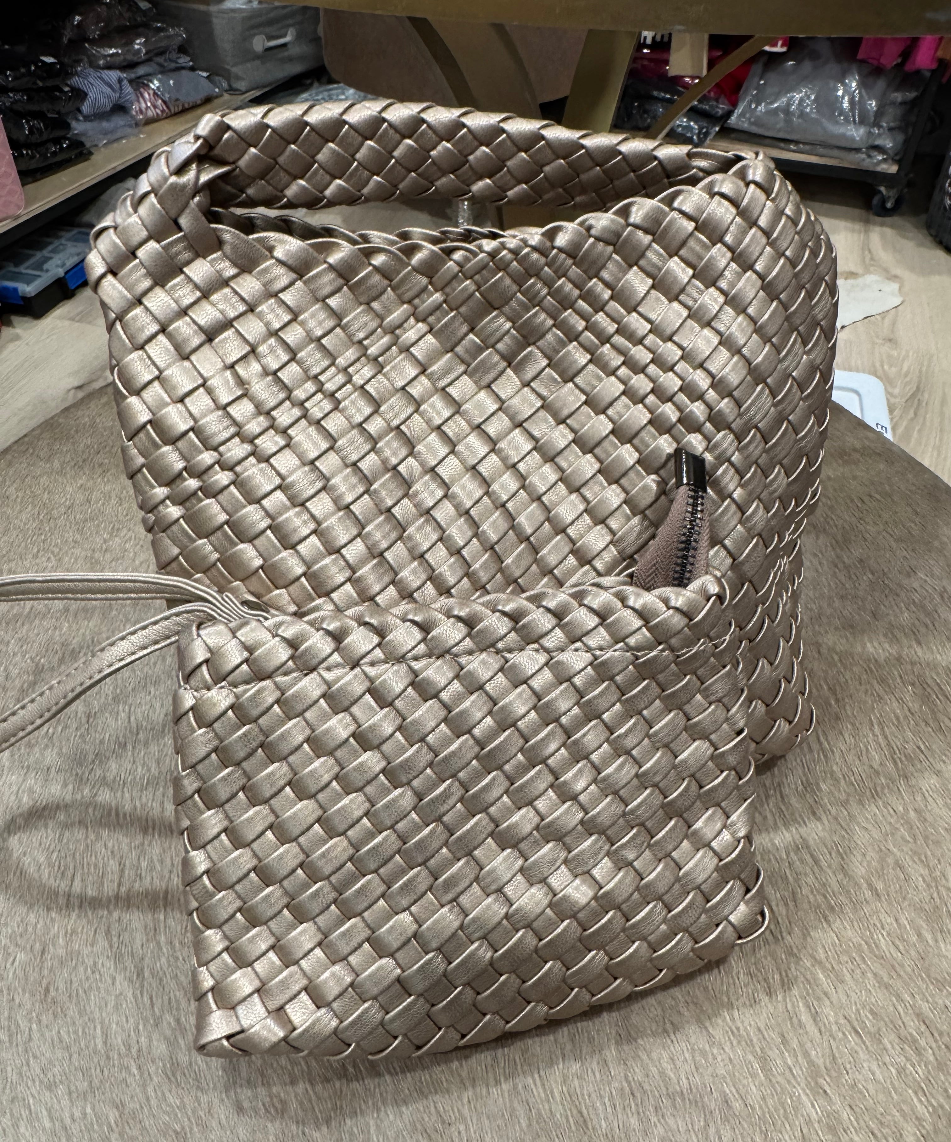 Medium Basketweave Purse