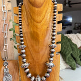 Silver Swagger Bead Necklace  Ready to Slay
