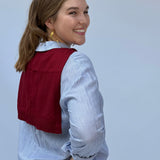 Preppy Mock Sweater Wrap