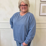 Curvy French Terry Top