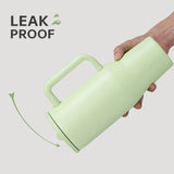 40oz Foldable Straw Lid  Double-Layer Insulated Tumbler